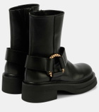 Dorothee Schumacher Chic Sophistication leather combat boots