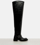 Saint Laurent Joe leather over-the-knee boots