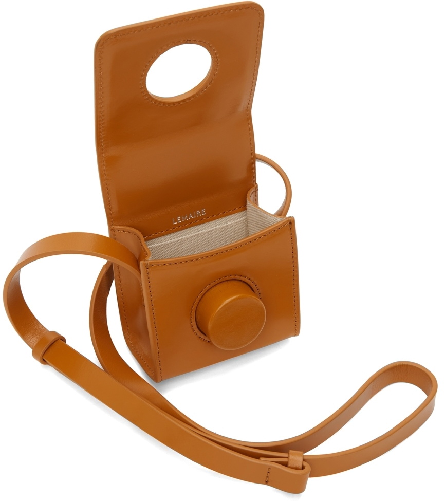 LEMAIRE Tan Mini Camera Bag Lemaire