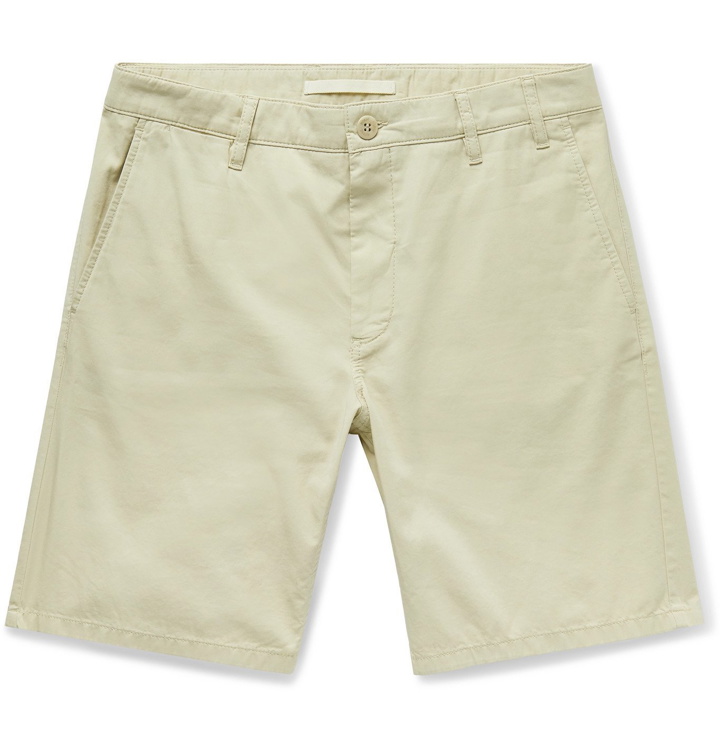 Photo: Norse Projects - Aros Garment-Dyed Cotton-Twill Shorts - Neutrals