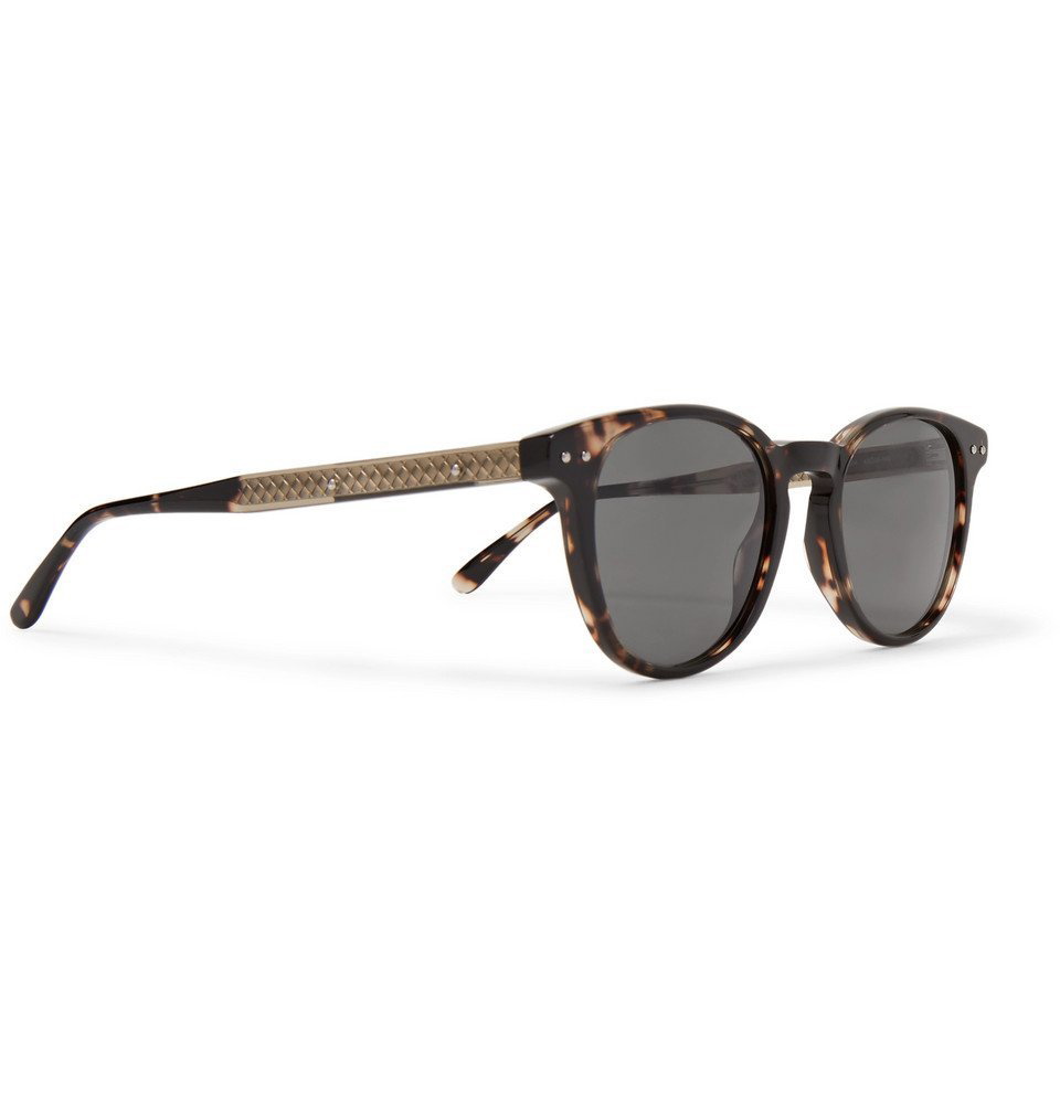 Bottega Veneta Men's BV1253S Acetate Round Sunglasses