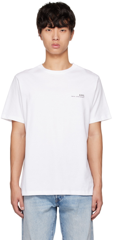 Photo: A.P.C. White Item T-Shirt