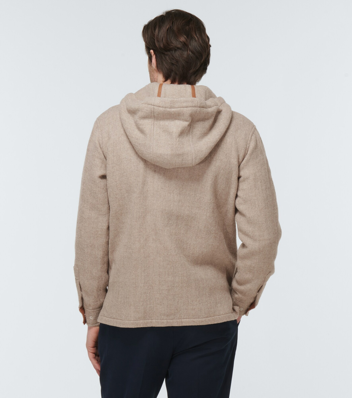 Giorgio Armani - Hooded virgin wool blouson