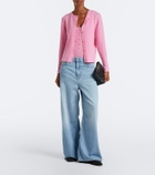 Eres Gourmandise pointelle wool-blend bodysuit