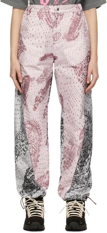 Photo: paria /FARZANEH Pink & Grey Khaled Trousers