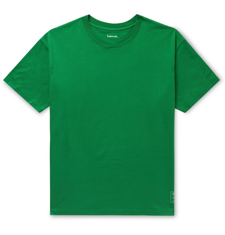 Photo: Entireworld - Organic Cotton-Jersey T-Shirt - Green