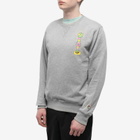 Hikerdelic x END. Belsky Crew Sweat in Grey Marl