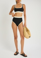 Bondi Born Hayden Bikini top Black And White