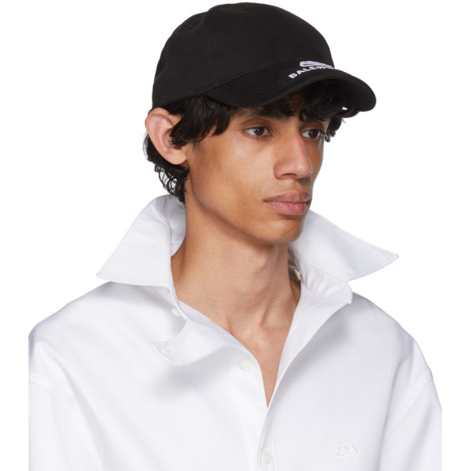 キャップ BALENCIAGA NANO BB BLACK BASEBALL CAP Balenciaga Nano Bb Black Baseball Cap | Balardi