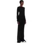 Rick Owens Black Tower Easy Long Top Midi Dress