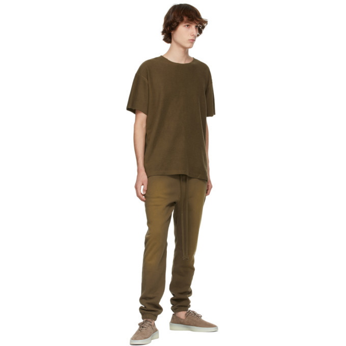 Fear of God Brown Inside Out Terry T-Shirt Fear Of God