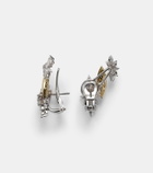 Yeprem Golden Strada 18kt yellow and white gold clip-on earrings with diamonds