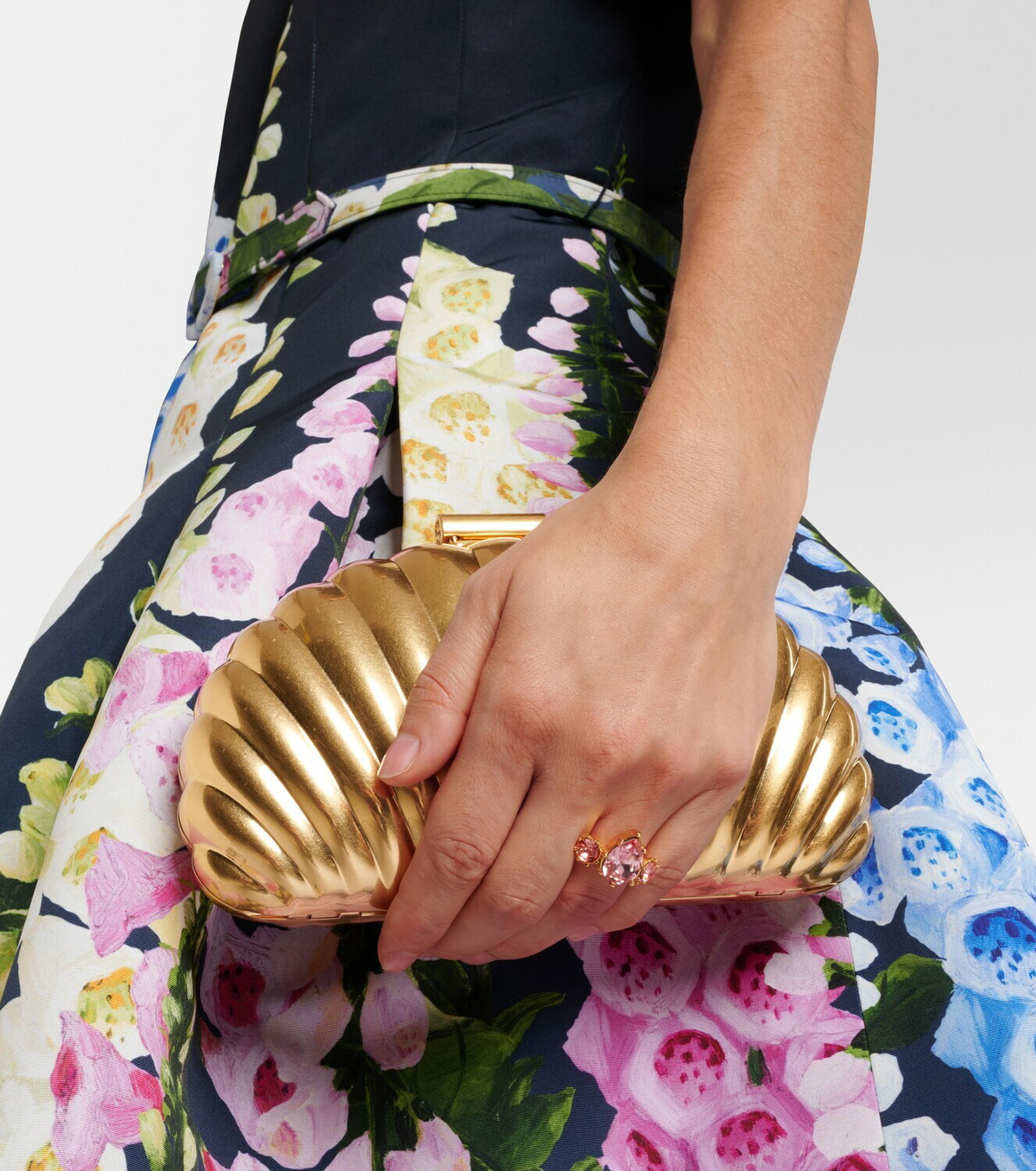 Oscar de la Renta Crystal-embellished ring