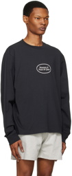 Museum of Peace & Quiet Black Printed Long Sleeve T-Shirt