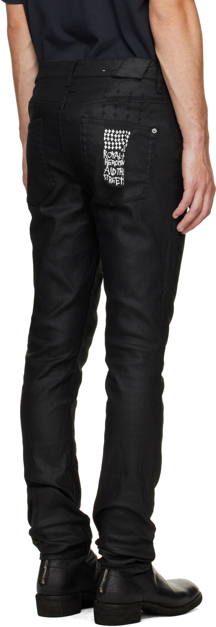 Ksubi Black Chitch Wax Jeans