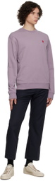 AMI Paris Purple Ami de Cœur Sweatshirt
