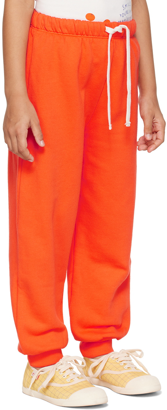 TINYCOTTONS Kids Orange 'Tiny' Lounge Pants