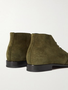 Manolo Blahnik - Berwick Suede Chukka Boots - Green