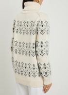 Moncler Fair Isle Alpaca-blend Jumper Natural