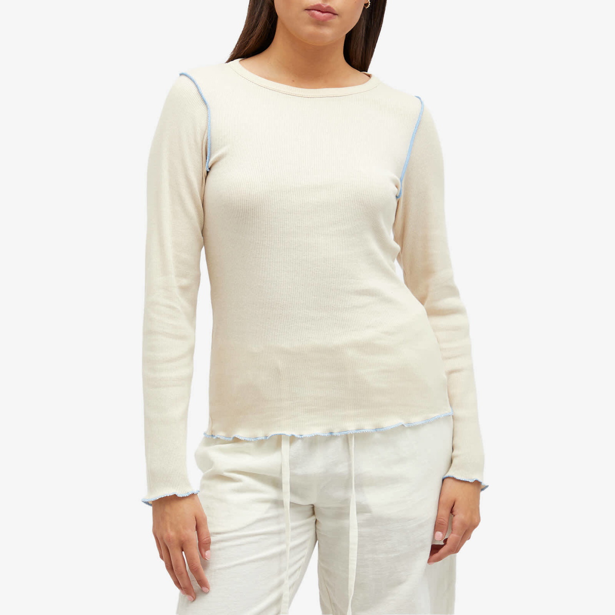 Howlin by Morrison Women's Howlin' High Score Long Sleeve T-Shirt in Sandshell