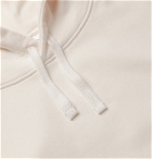 Les Girls Les Boys - Logo-Print Loopback Cotton-Jersey Hoodie - Neutrals