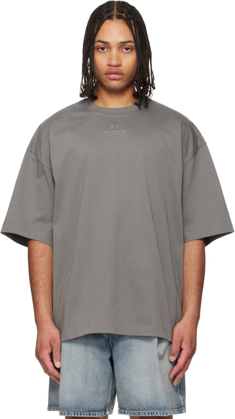Photo: WOOYOUNGMI Gray Cotton Over Size T-shirt