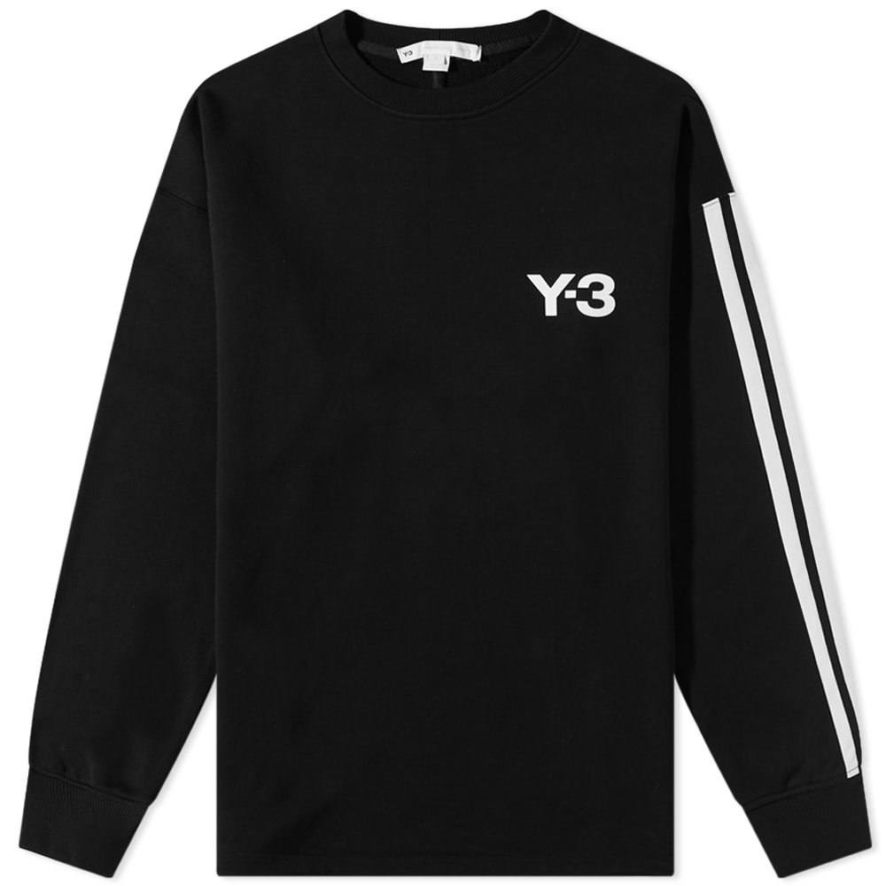 Y-3 Contrast Stripe Crew Sweat Y-3