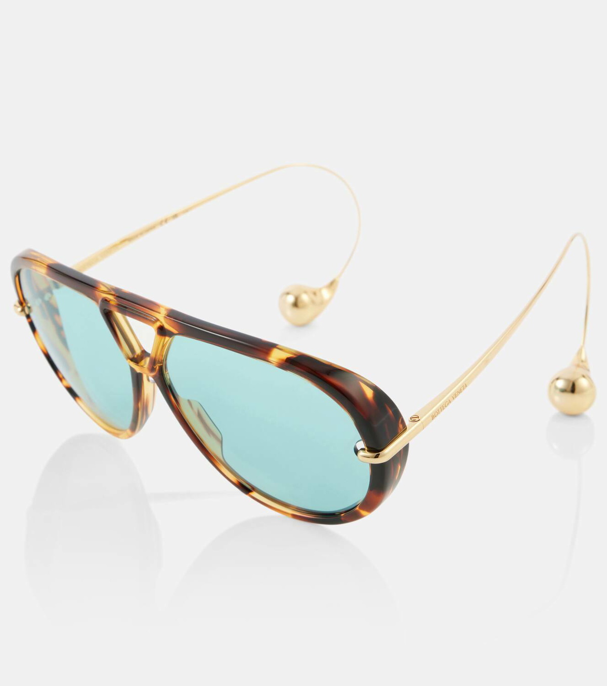 送料関税込み★BOTTEGA VENETA★Aviator サングラス Bottega Veneta - Aviator Sunglasses in Recycled Acetate