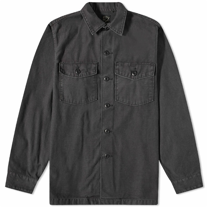 Photo: orSlow Men's US Army Shirt in Black Stone