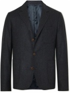 Purdey - Mayfair Herringbone Wool and Cashmere-Blend Tweed Blazer - Blue