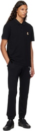 Moschino Black Teddy Patch Polo
