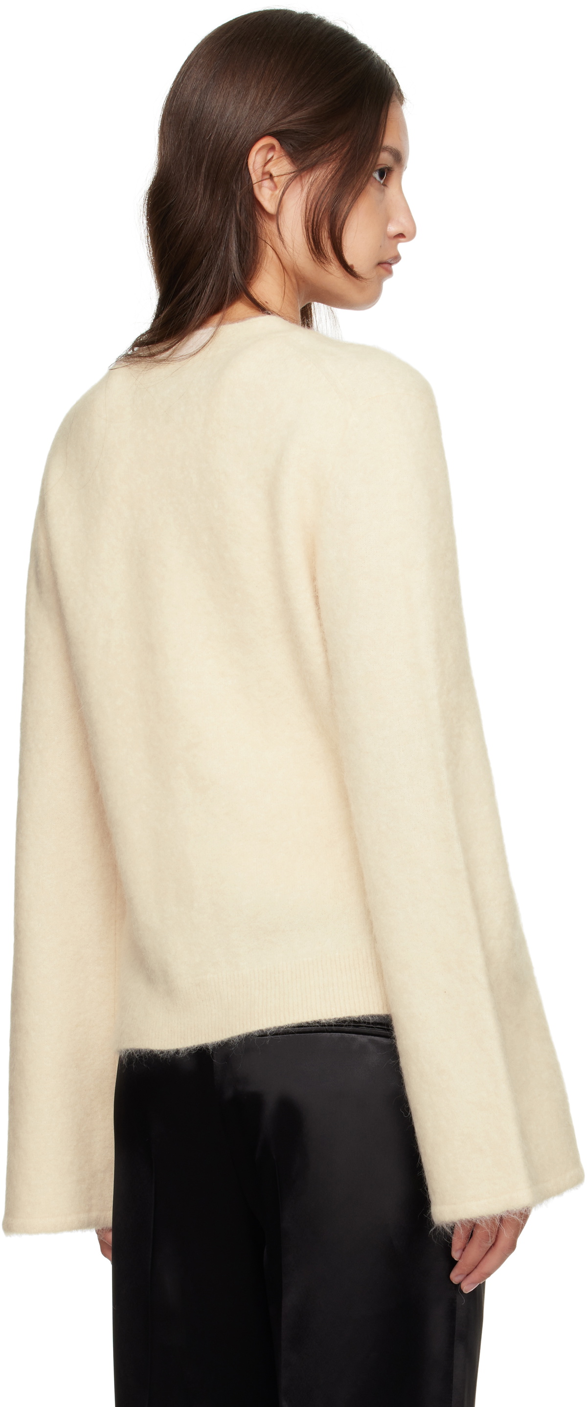Filippa K Off-White Fluffy Cardigan