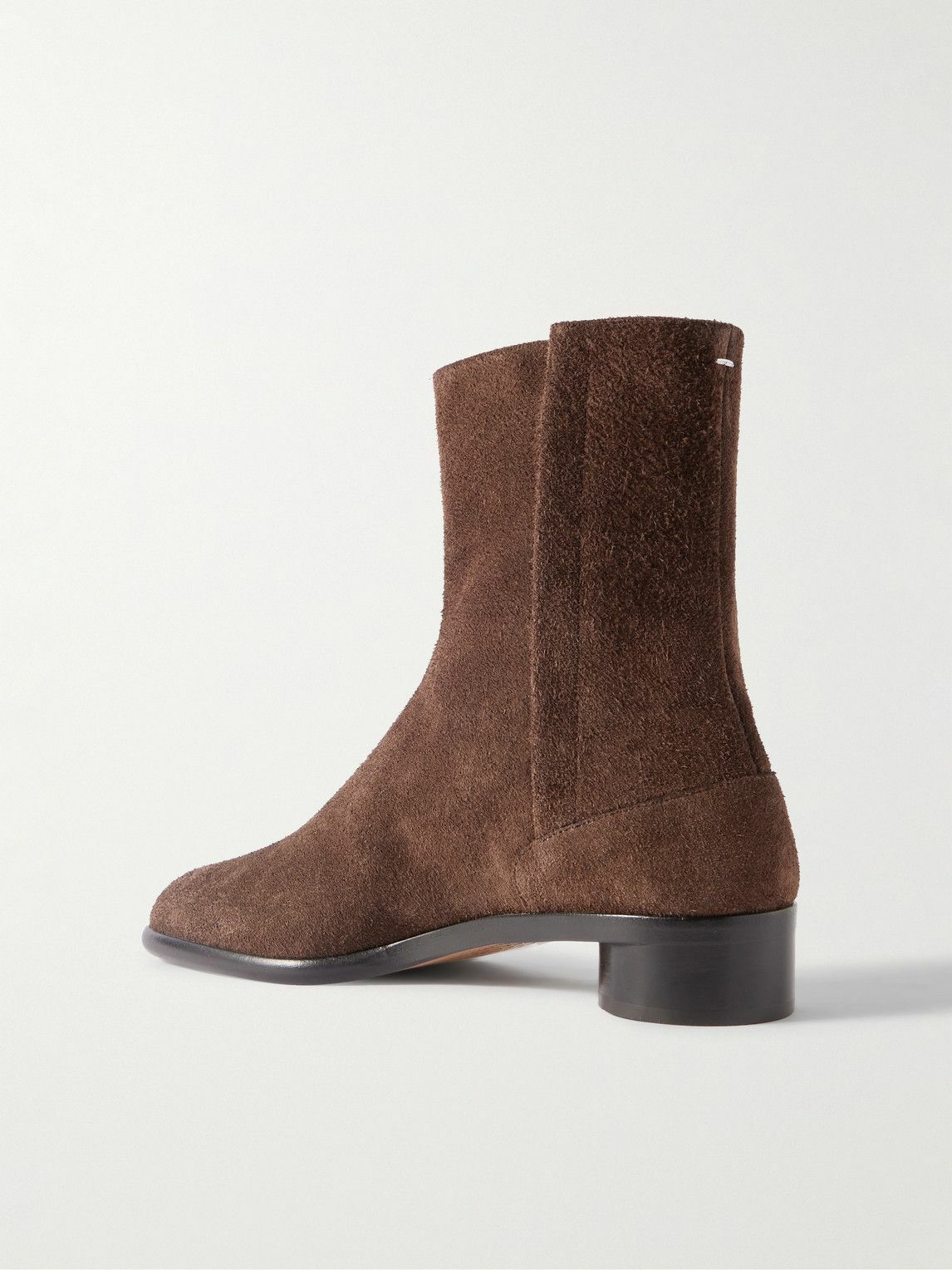 Maison Margiela - Tabi Suede Boots - Brown