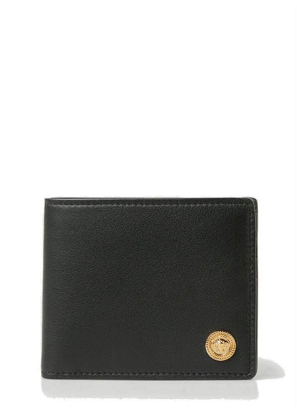 Photo: Logo Plaque Wallet in Black