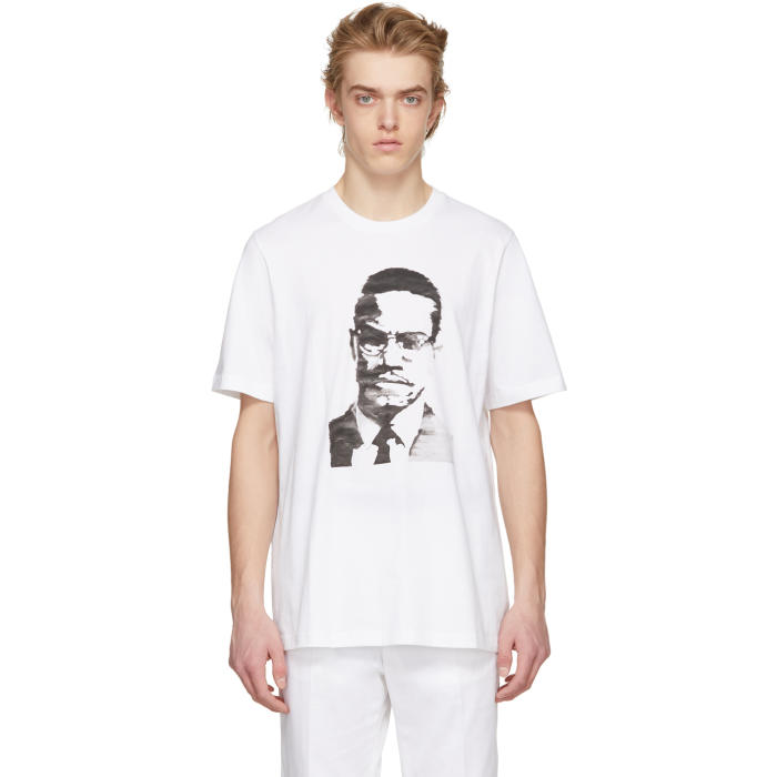 OAMC White Malcolm X T-Shirt OAMC