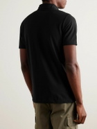 Incotex - Zanone Slim-Fit IceCotton Polo Shirt - Black