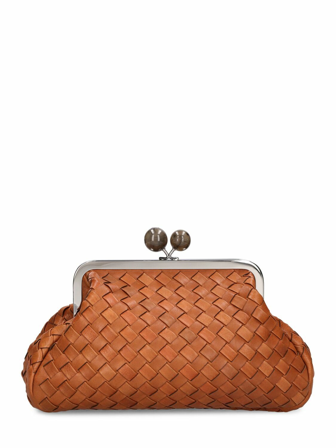 ★Weekend Max Mara★Pancia ウーヴンレザークラッチ WEEKEND MAX MARA Pancia Woven Leather Clutch Weekend Max Mara