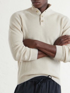 FEDELI - Kyoto Ribbed Cashmere Polo Shirt - Neutrals