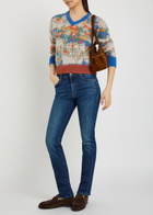 Mother The Rascal Skimp Slim Tapered-leg Stretch-denim Jeans Indigo