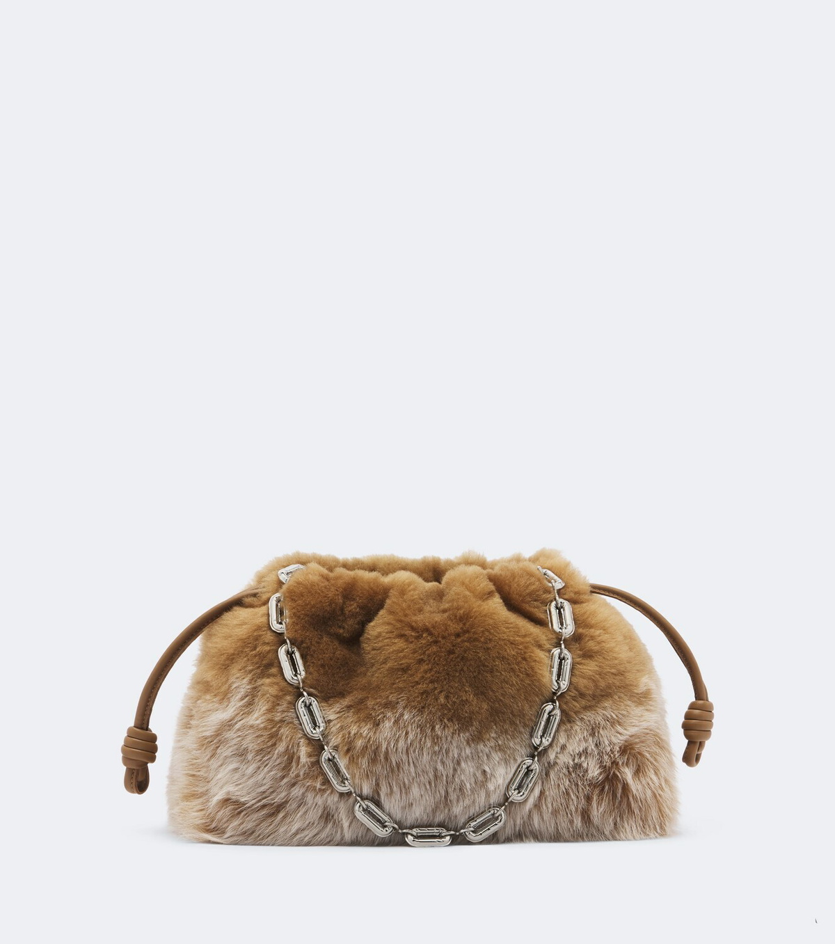 Loewe Flamenco Medium shearling pouch