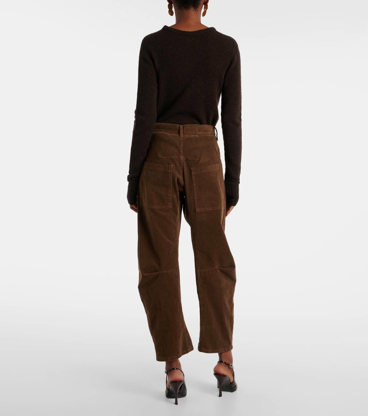 Nili Lotan Shon cotton-blend corduroy wide-leg pants Nili Lotan