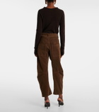 Nili Lotan Shon cotton-blend corduroy wide-leg pants