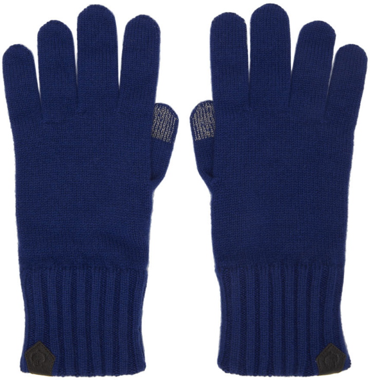 Photo: Loro Piana Blue Adler Cashmere Gloves