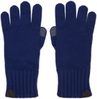 Loro Piana Blue Adler Cashmere Gloves