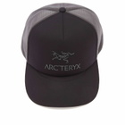 Arc'teryx Men's Bird Word Trucker Cap in Black/Graphite 