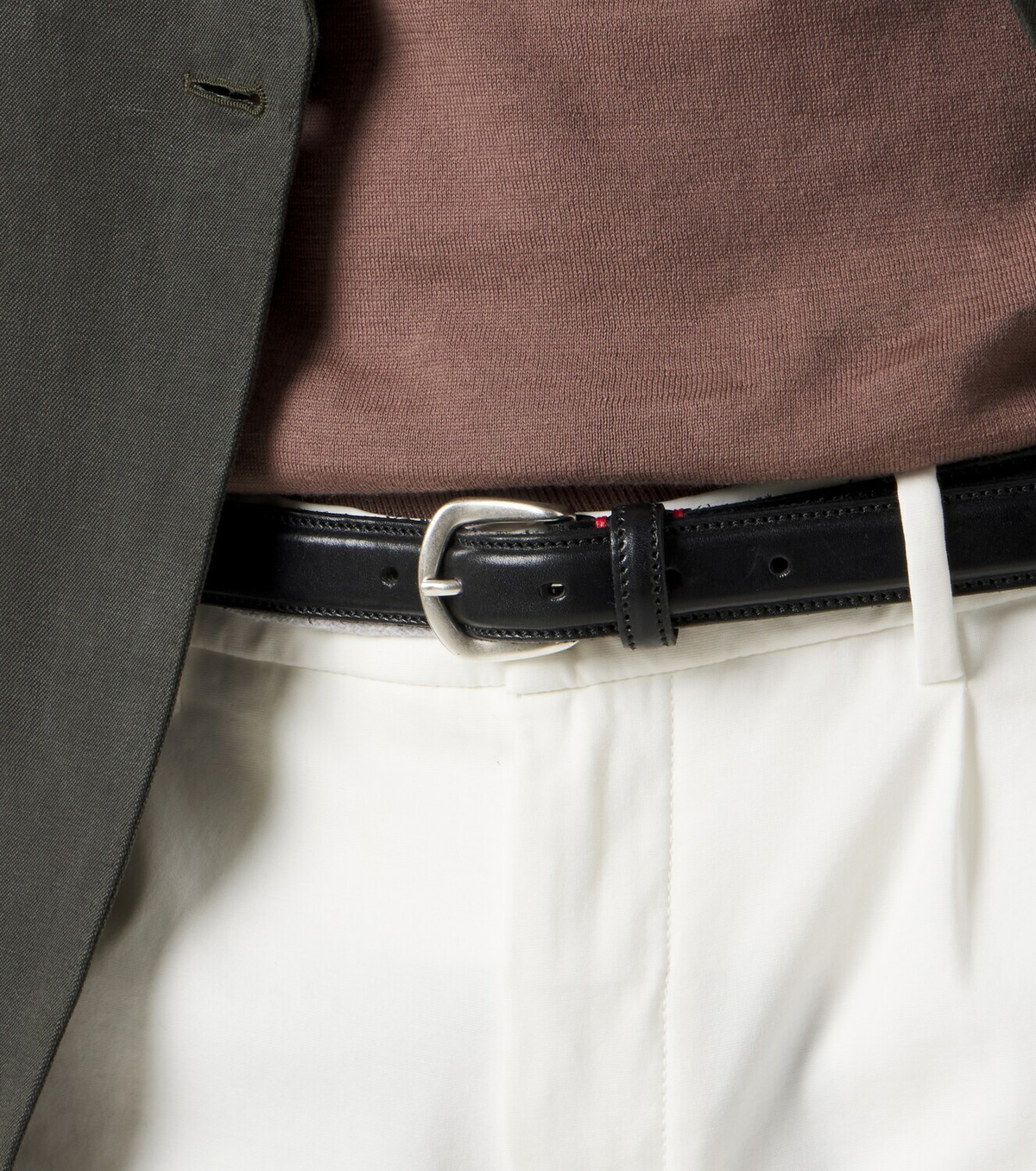 Eleventy Leather belt