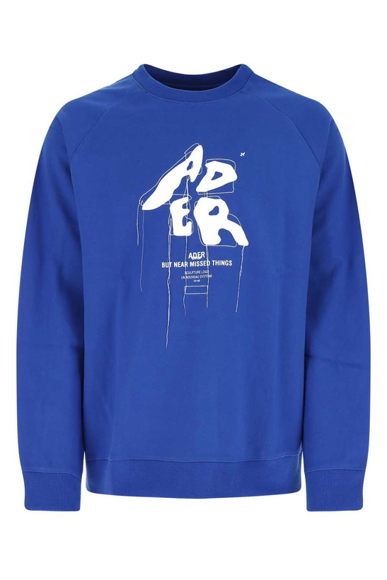 Photo: Ader Error Electric Blue Cotton Blend Sweatshirt