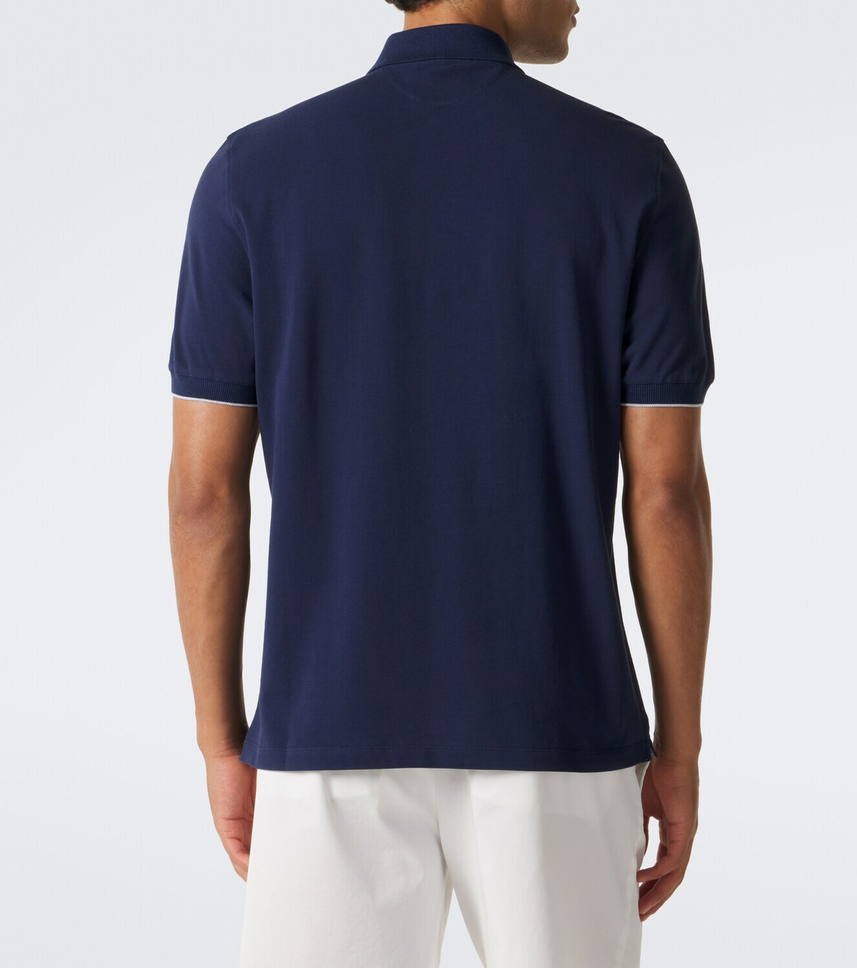Brunello Cucinelli Logo cotton piqué polo shirt
