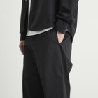 Sage Nation Men's Welt Wide Leg Trouser in Black