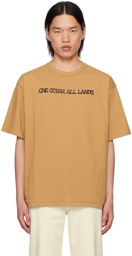 nanamica Brown 'OOAL' T-Shirt